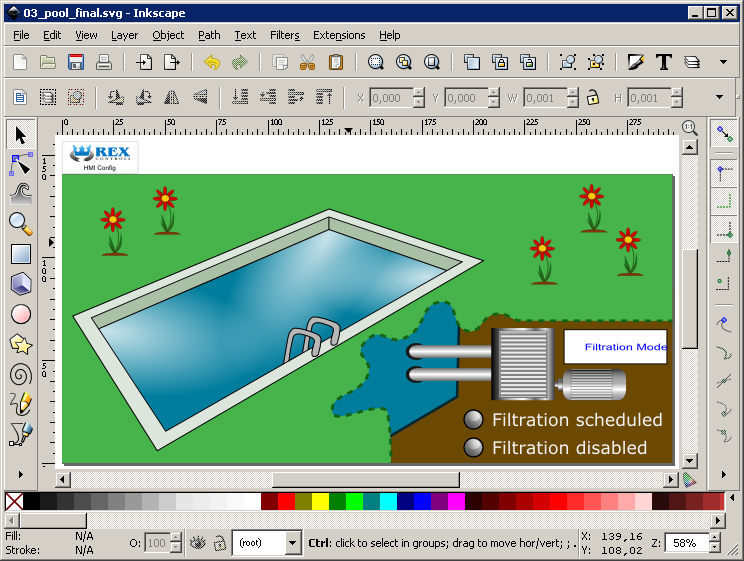 RexHMI pro Inkscape